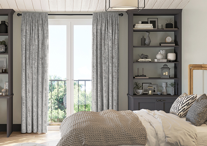 Anaconda, Metallic Grey - Made to Measure Curtains - Image 3